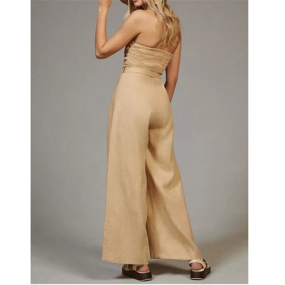 Faithfull the Brand Alegrias Jumpsuit WHEAT NWT Small NWT - Picture 7 of 16